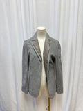 Armani Wool and Suede Double Collar Blazer