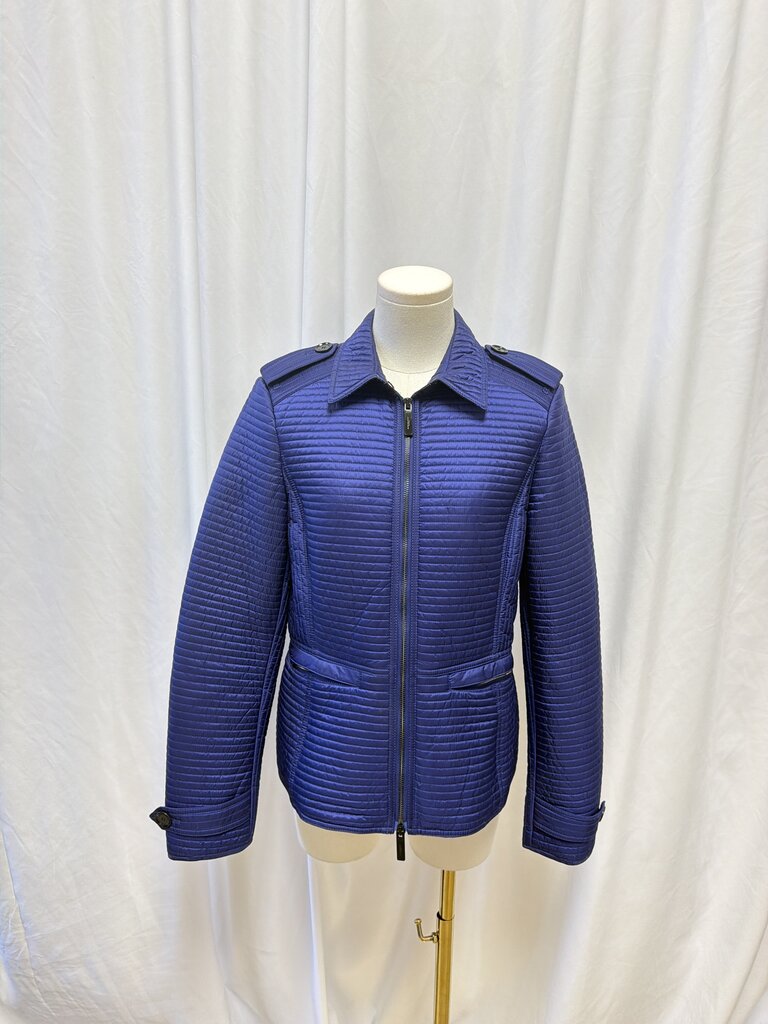 Burberry Quilted Zip Up Jacket