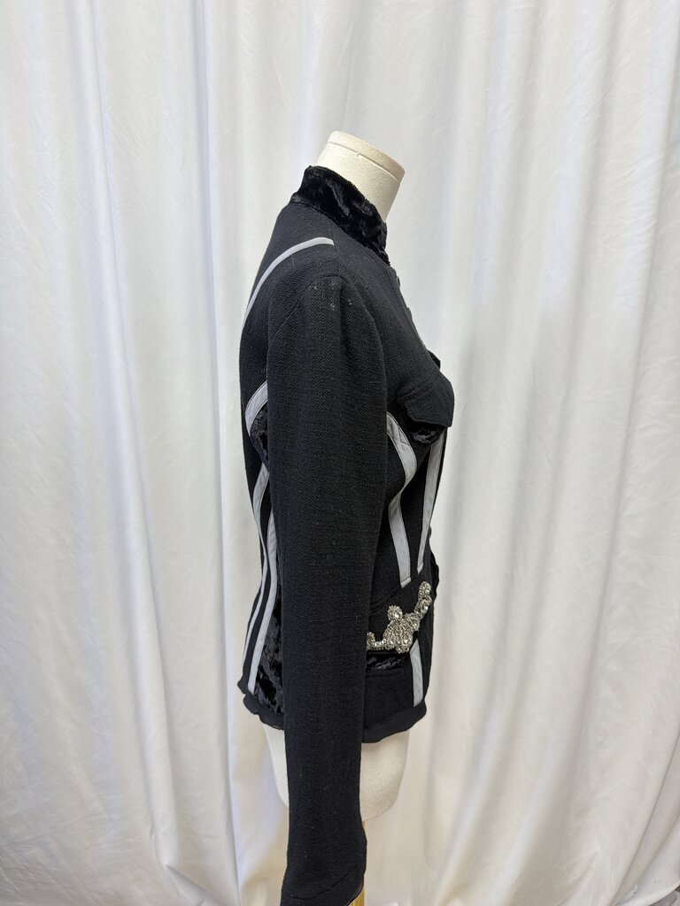 Cavalli Vintage Wool and Crystal Jacket
