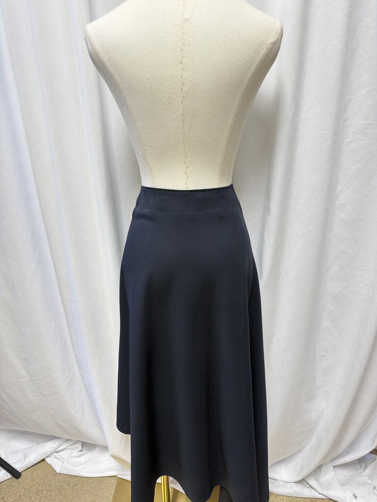 Cedric Charlier Asymmetrical Virgin Wool Skirt