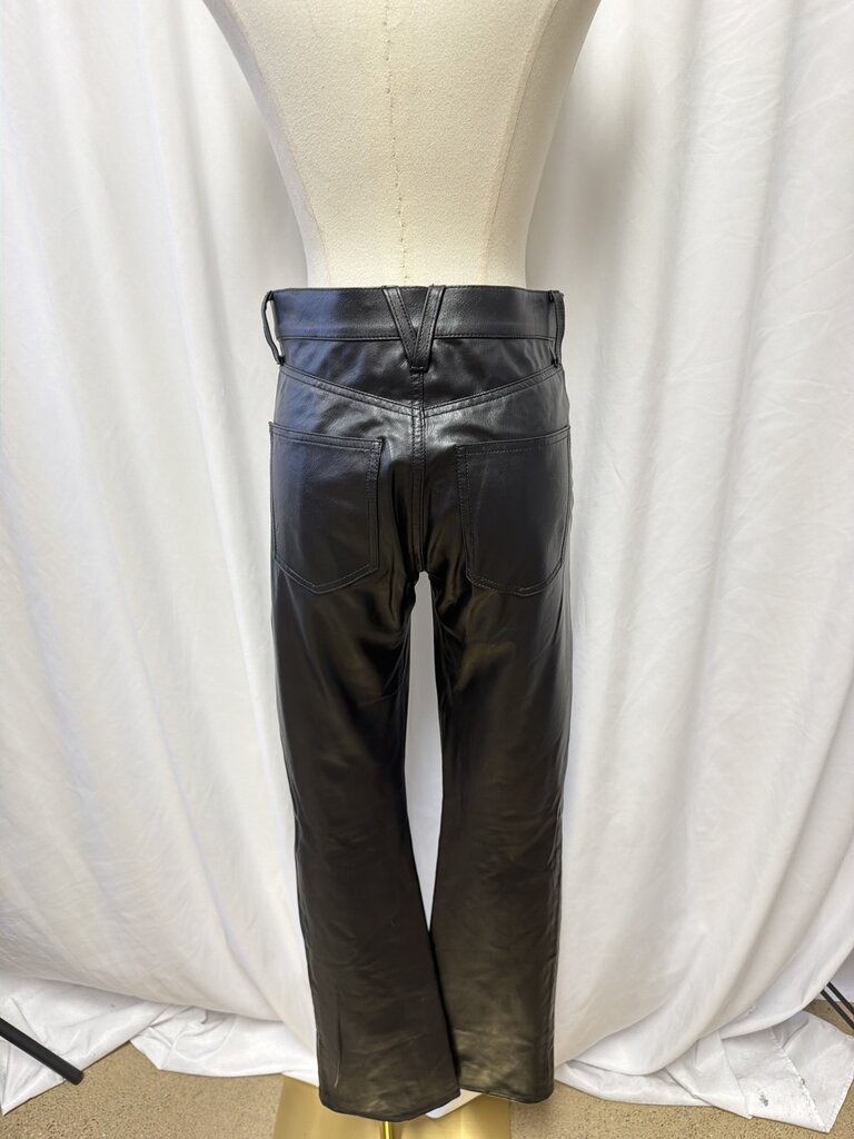 Veronica Beard Boot Cut Faux Leather Pant