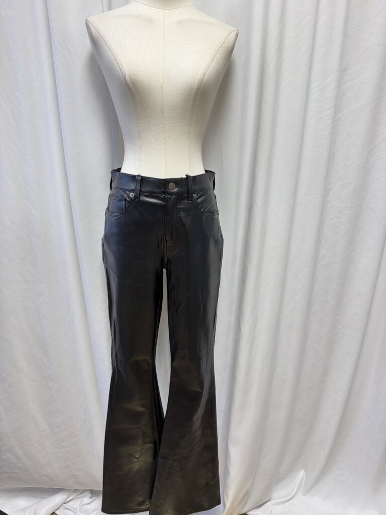 Veronica Beard Boot Cut Faux Leather Pant