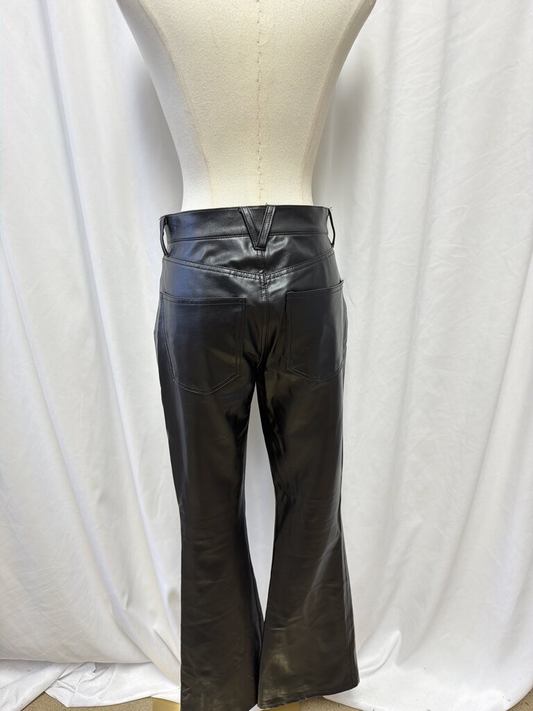 Veronica Beard Boot Cut Faux Leather Pant