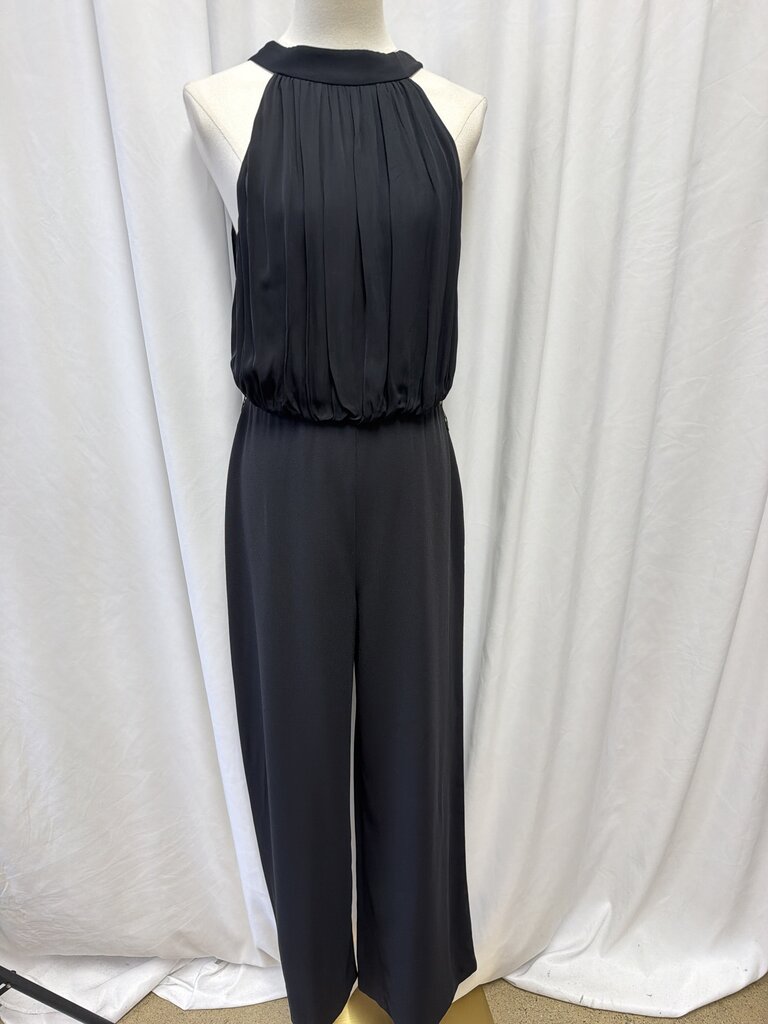 Alice + Olivia Black Halter Jumpsuit