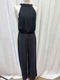 Alice + Olivia Black Halter Jumpsuit