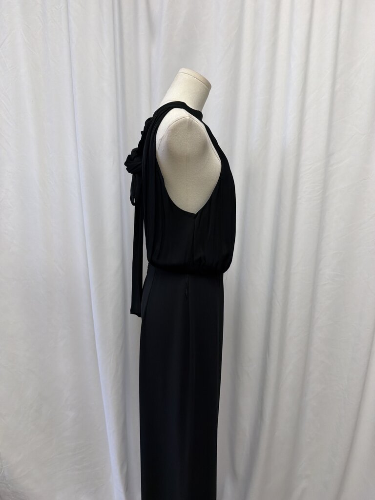 Alice + Olivia Black Halter Jumpsuit
