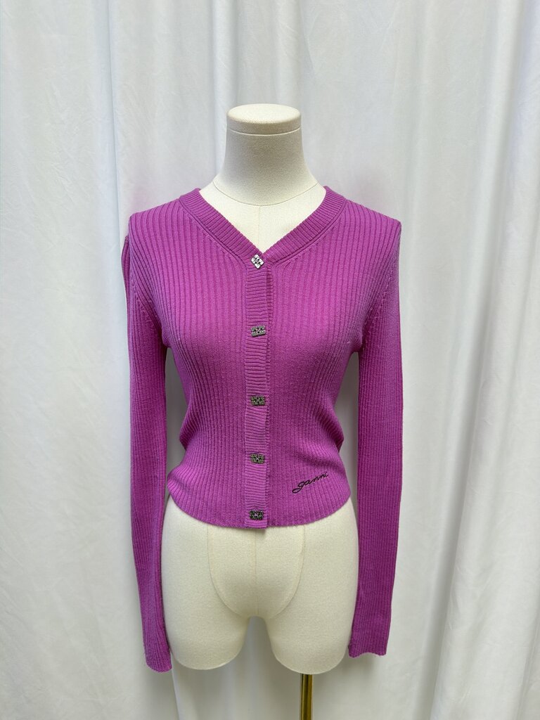 Ganni Wool V-Neck Sweater
