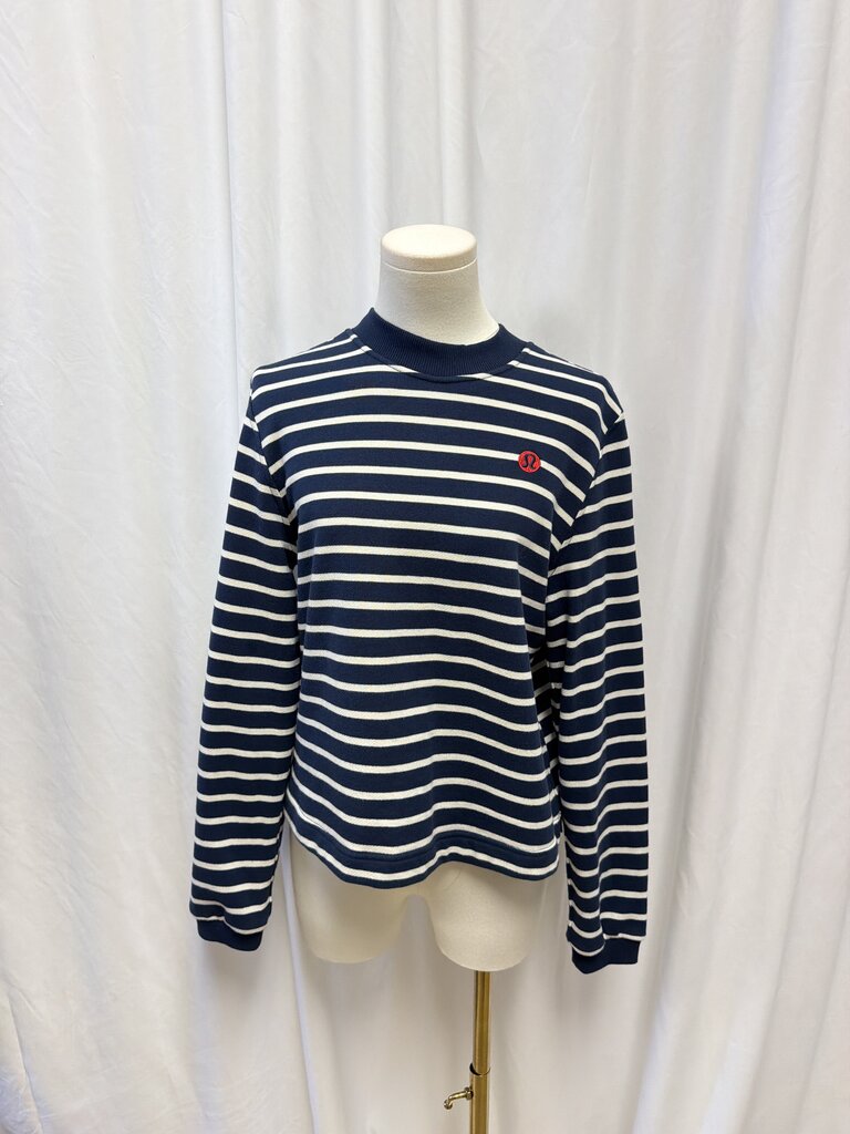 Lululemon Striped Crew Neck