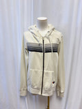 Aviator Nation Grey Striped Zip Up