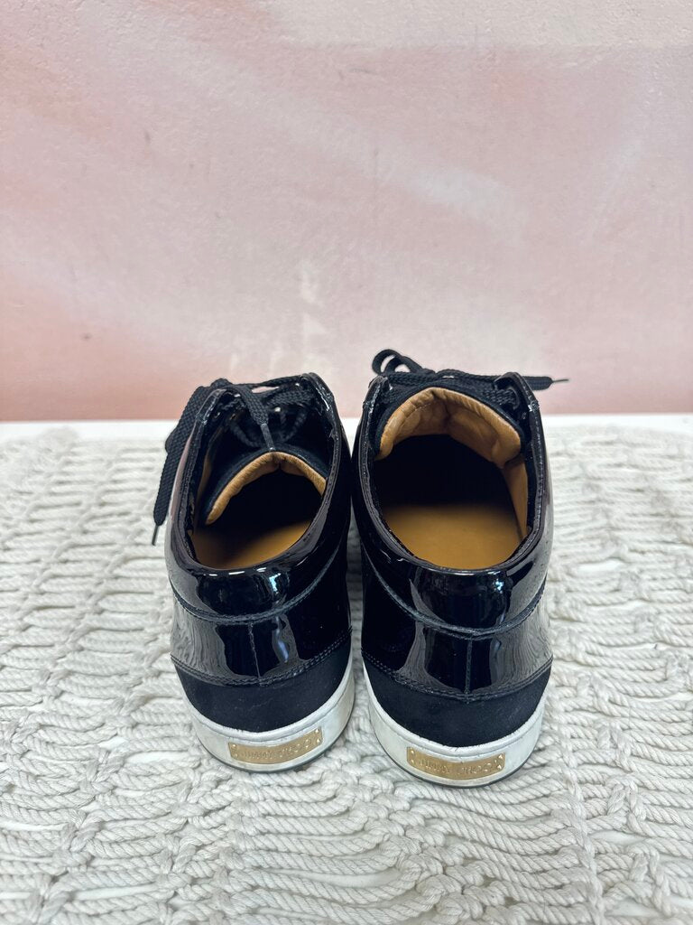 Jimmy Choo Patent/Suede Sneakers w/dustbag