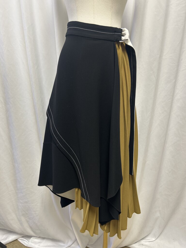 Proenza Schoulder Asymmetrical Skirt Pleat Detail