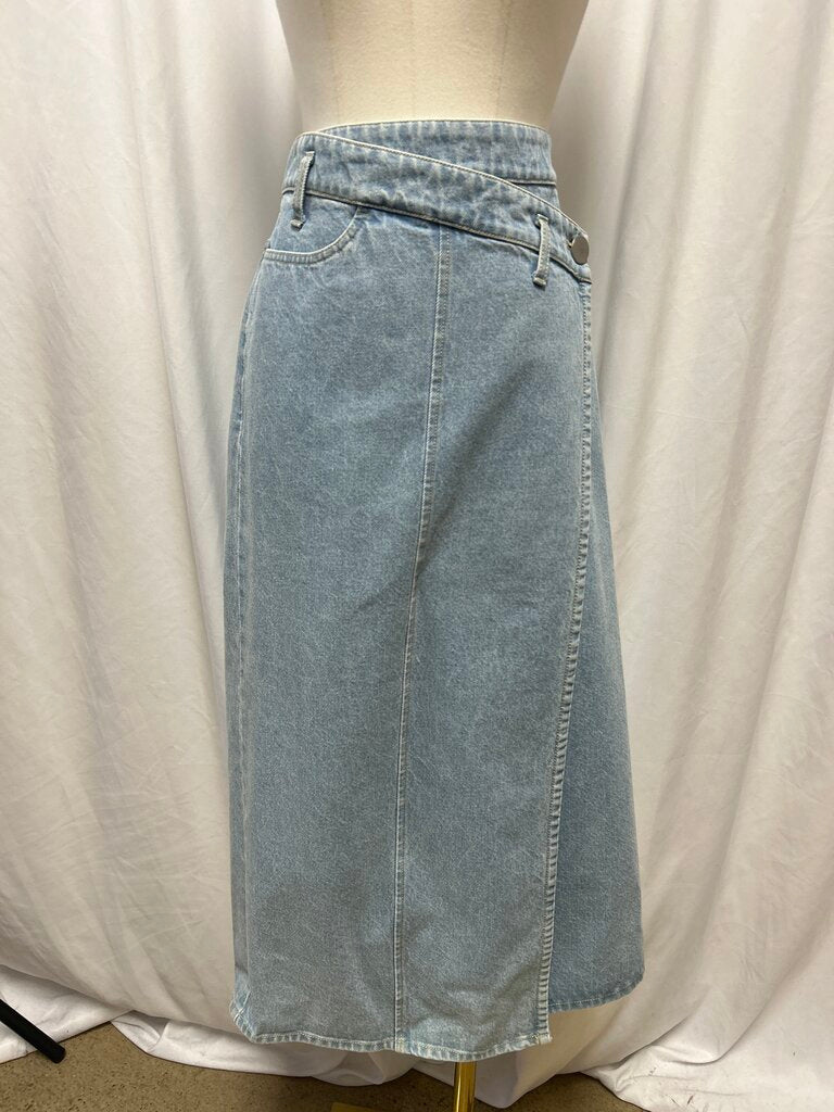 Christian Wijnants Denim Crossover Skirt