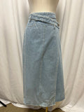 Christian Wijnants Denim Crossover Skirt