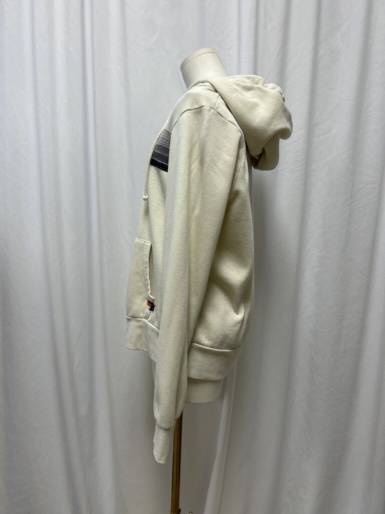 Aviator Nation Grey Striped Zip Up