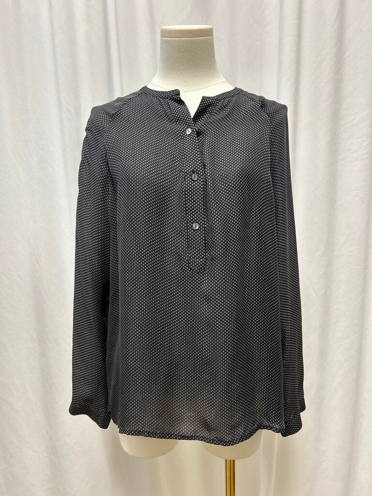 Vince Silk Printed Blouse