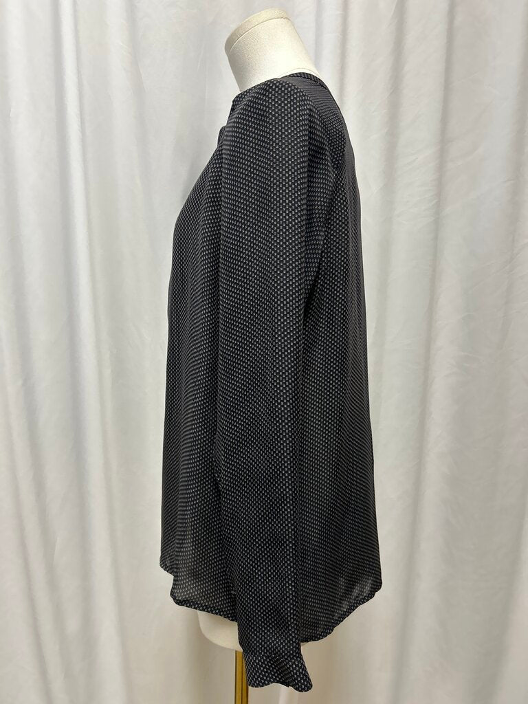 Vince Silk Printed Blouse
