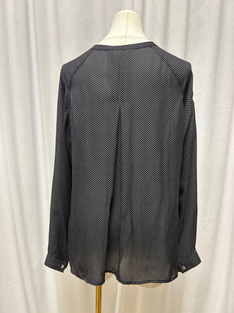 Vince Silk Printed Blouse