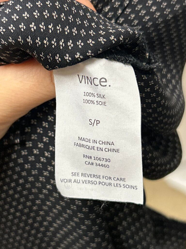 Vince Silk Printed Blouse