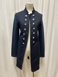 Baci Cotton Blend Military Inspired Button Detail Jacket