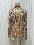 Marc Cain Abstract Printed Turtle Neck
