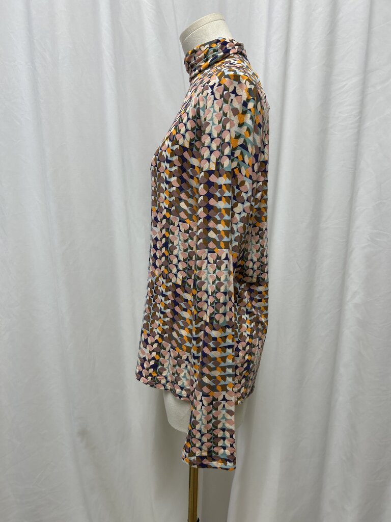Marc Cain Abstract Printed Turtle Neck