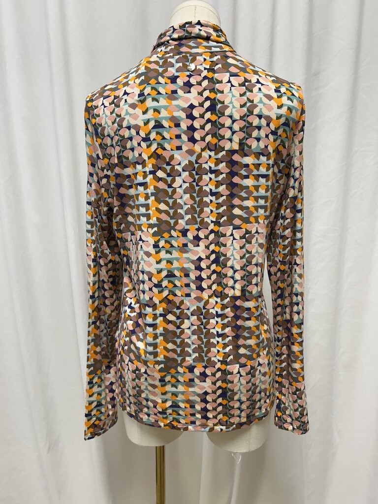 Marc Cain Abstract Printed Turtle Neck