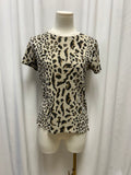 ATM Cotton Animal Print Tee