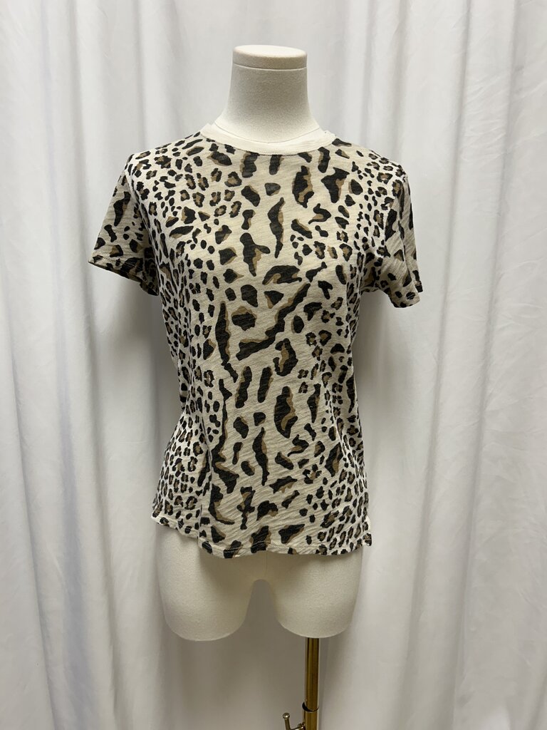 ATM Cotton Animal Print Tee