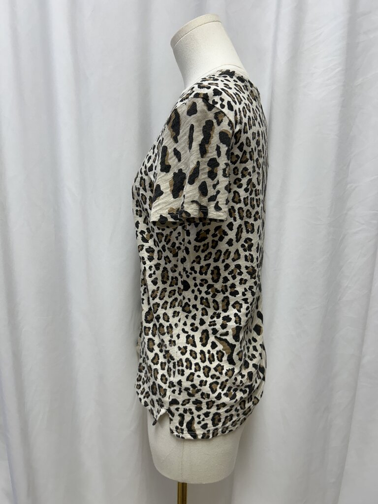 ATM Cotton Animal Print Tee