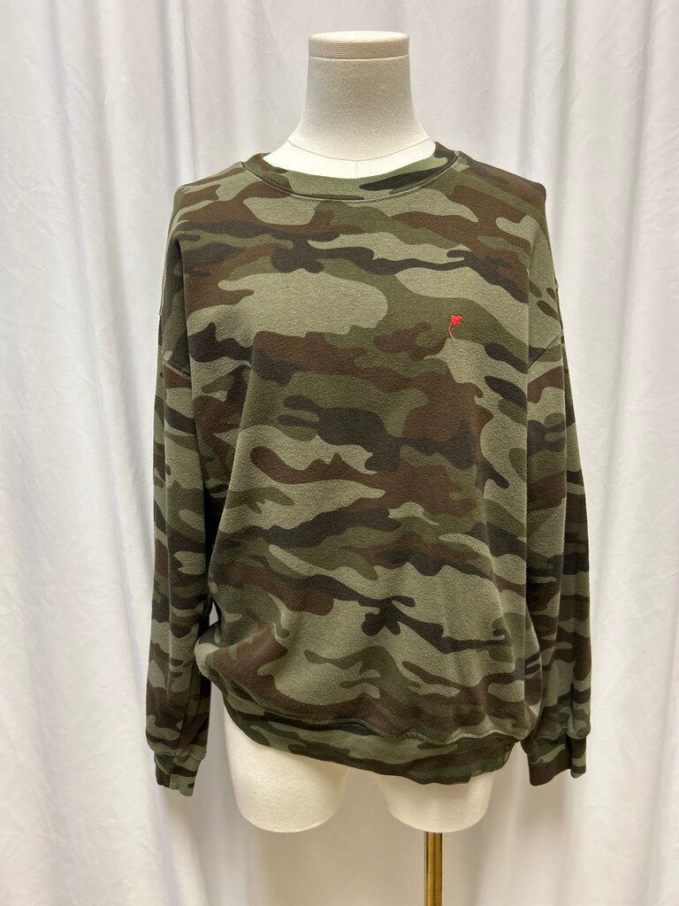 Suburban Riot Camo Crew Neck