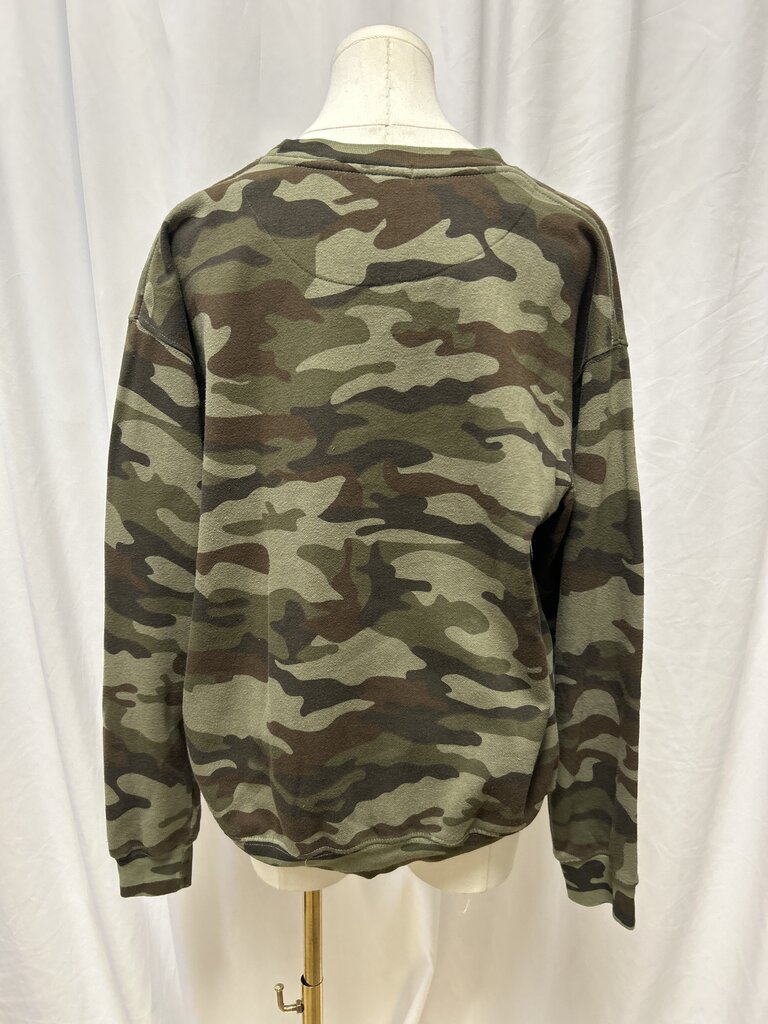 Suburban Riot Camo Crew Neck