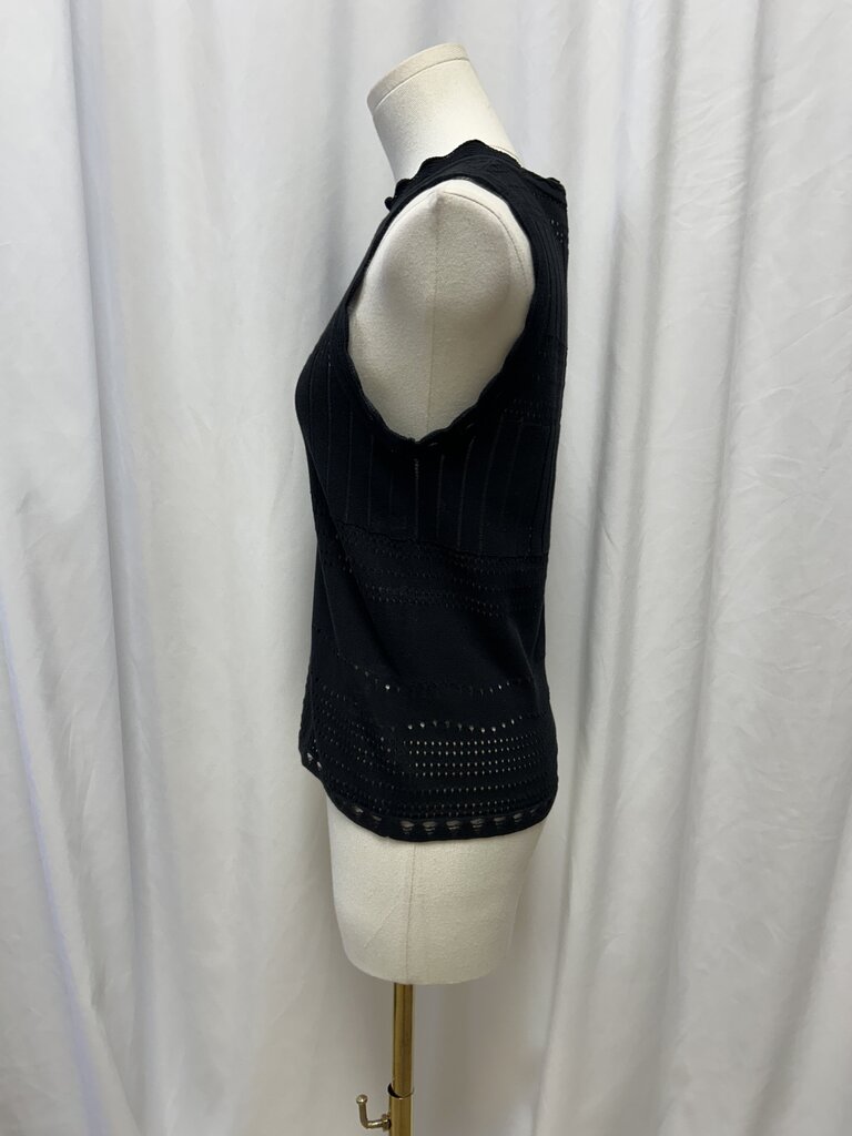 Derek Lam 10 Crosby Eyelet Knit Sleeveless Top