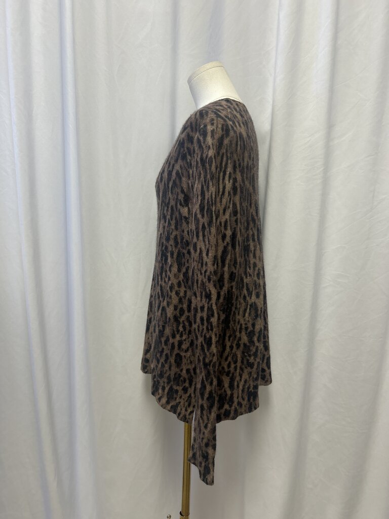 Saks Fifth Avenue Animal Print Cashmere Sweater
