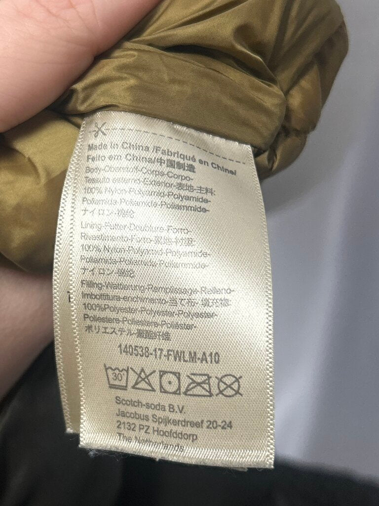 Scotch & Soda Olive Puffer Jacket