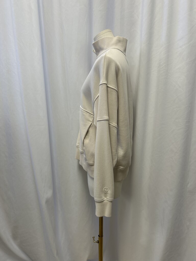 Vuori Ivory 3/4 Zip Sweatshirt