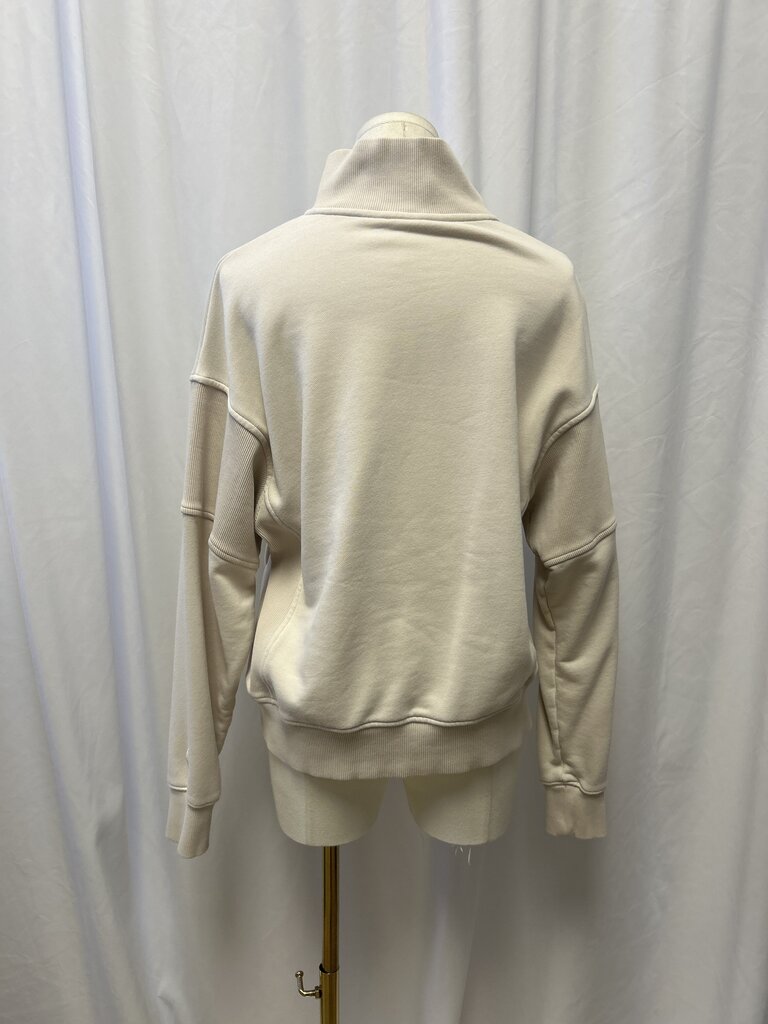 Vuori Ivory 3/4 Zip Sweatshirt