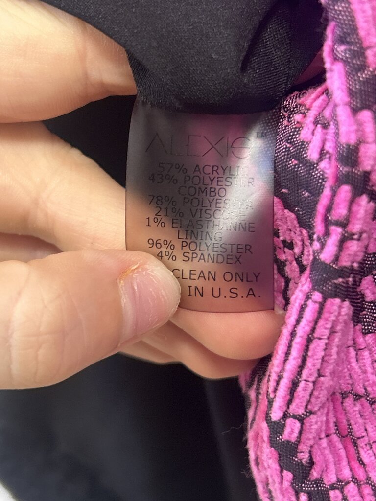 Alexis Pink Patterned Mini Dress
