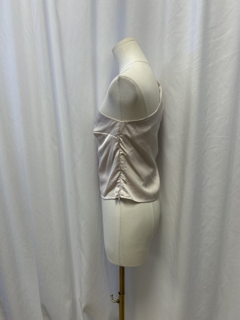 ASTR Ivory One Shoulder Top NWT