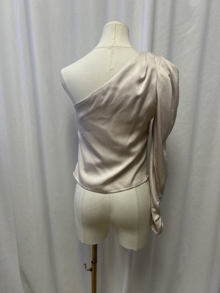 ASTR Ivory One Shoulder Top NWT