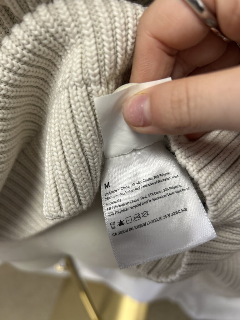 Lululemon Cream Cardigan Sweater