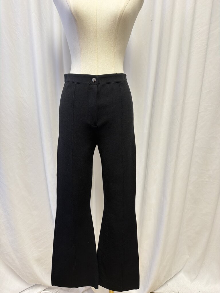 Theory Black Flare Pants