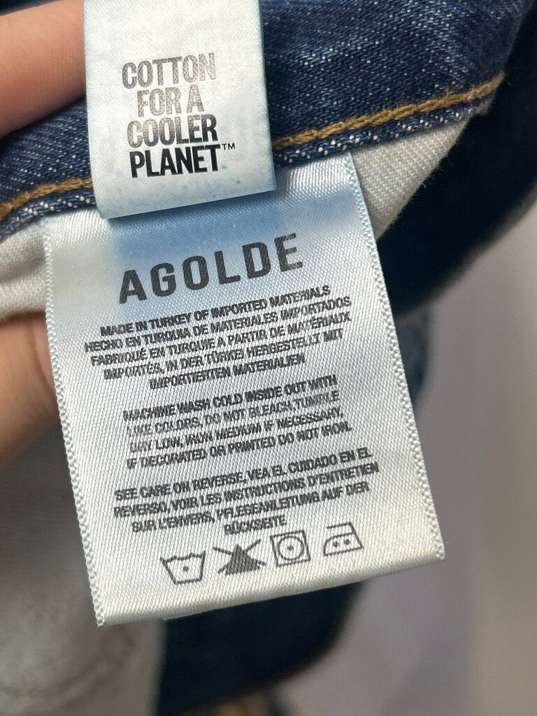 Agolde Straight Leg Medium Wash Jean