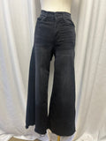 Frame Black Wide Leg Jean