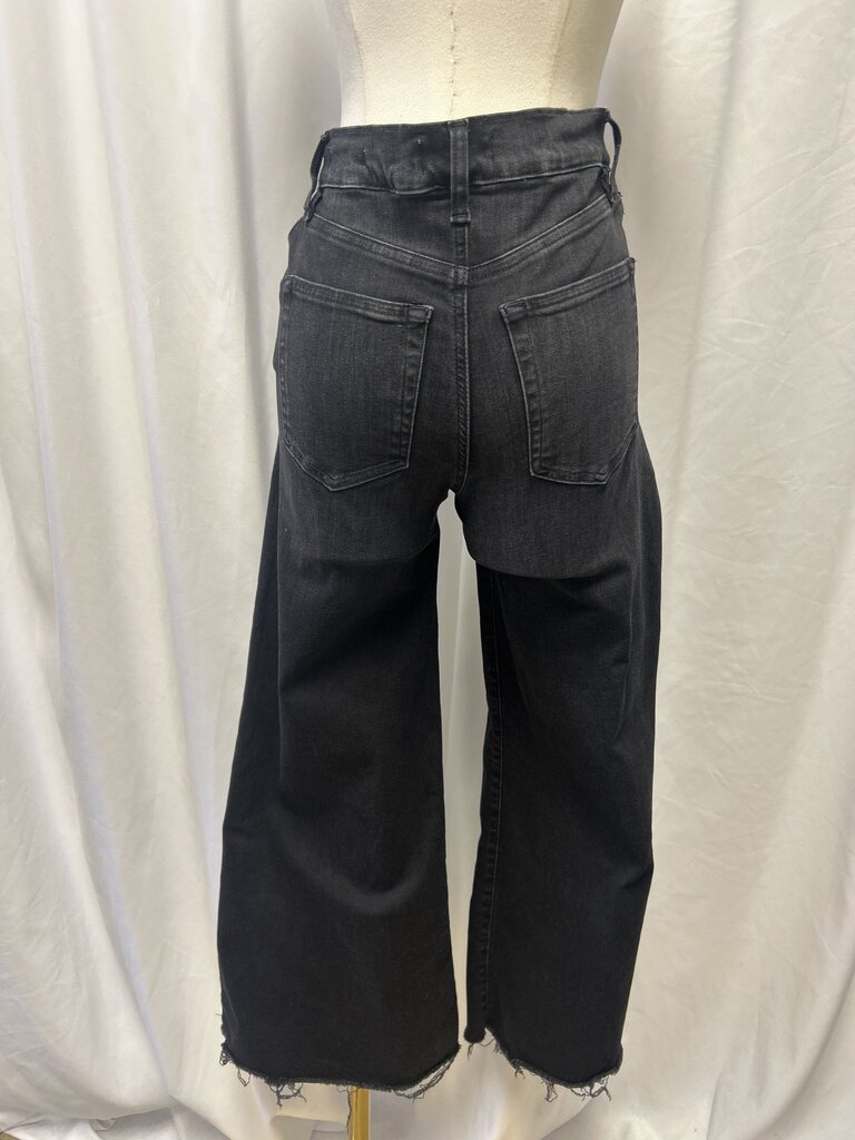 Frame Black Wide Leg Jean