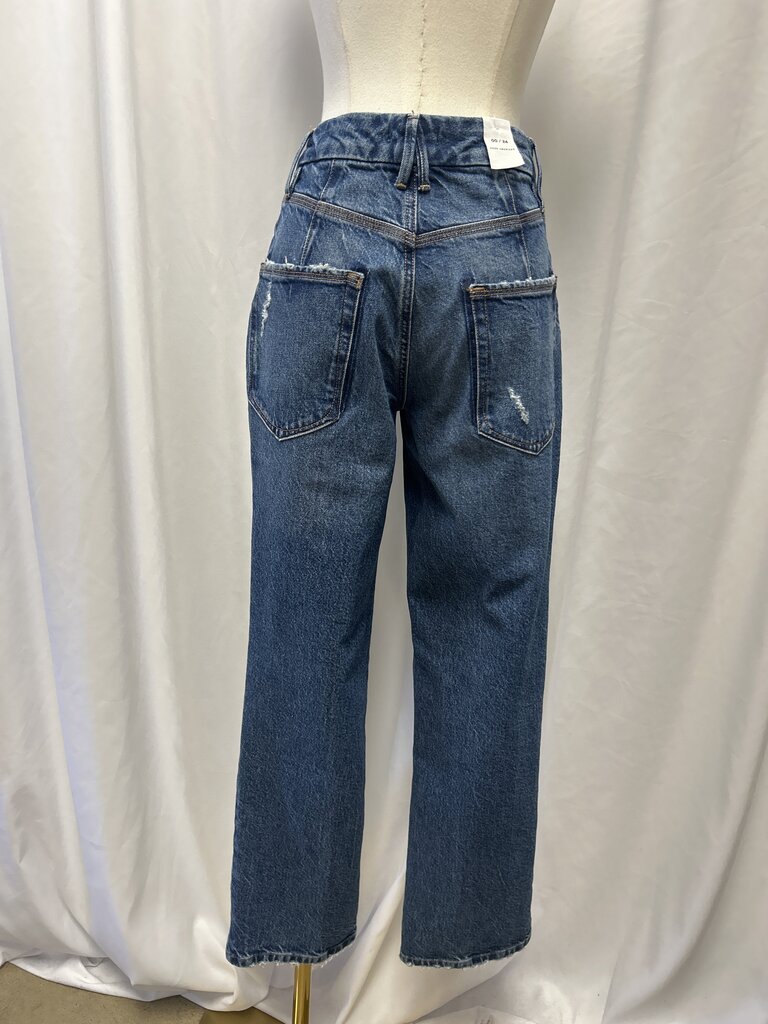 Good American Assymetrical Close Jean NWT