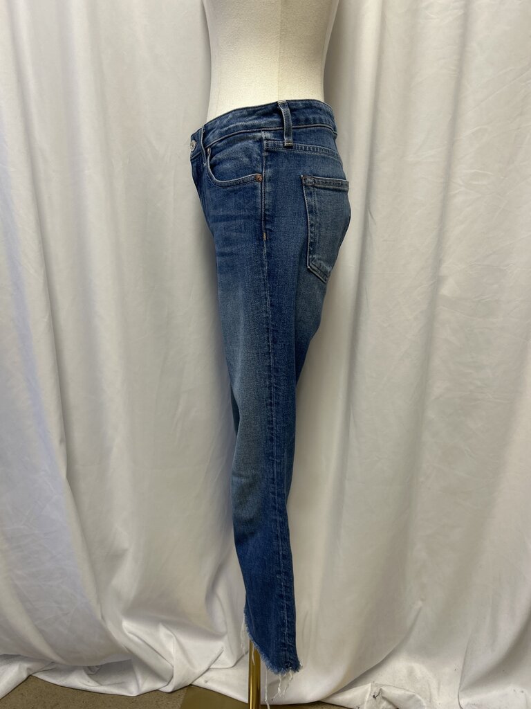 Trave Distresssed Hem Jean