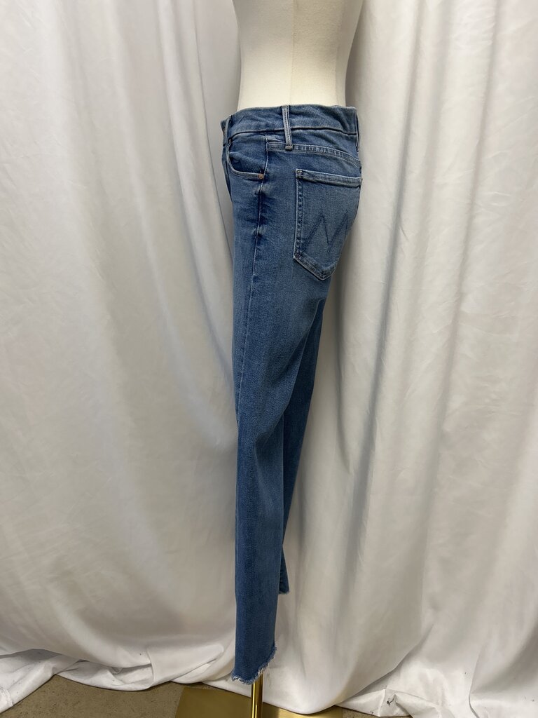 Mother Wide Leg Medium Wash Jean