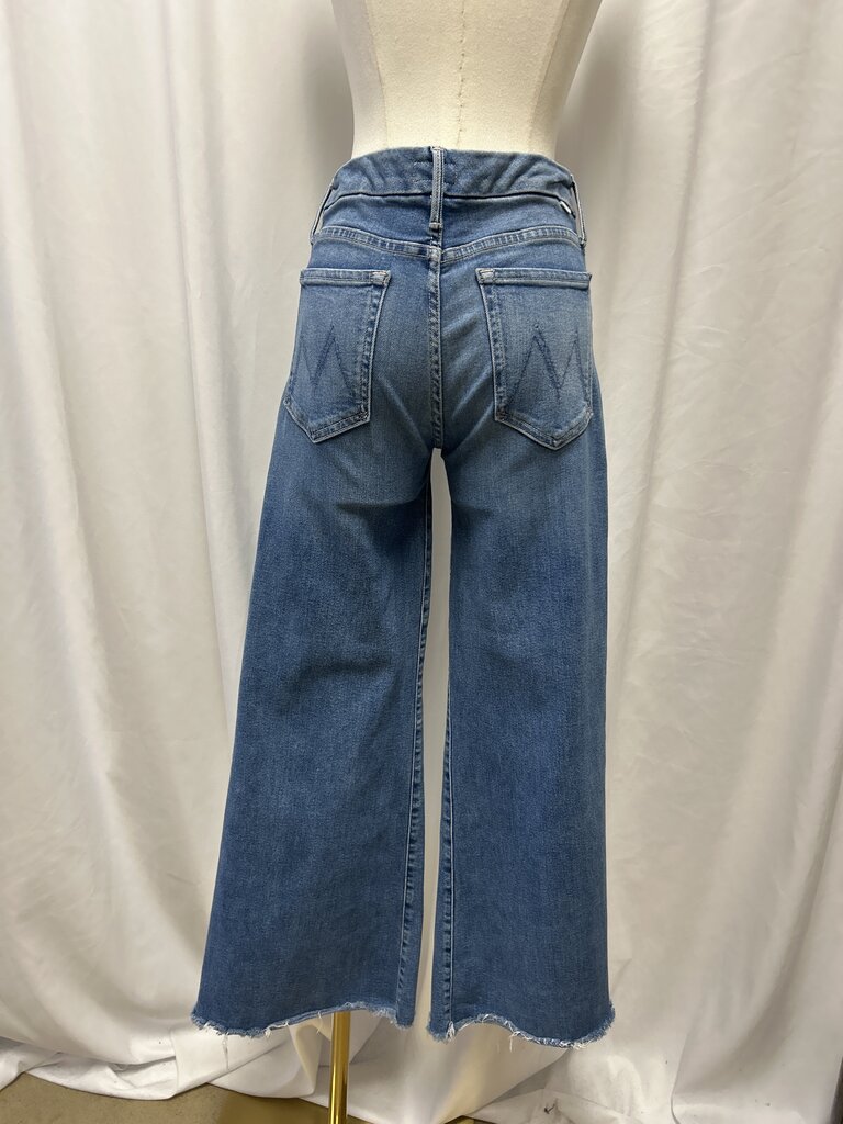 Mother Wide Leg Medium Wash Jean