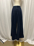 Maeve Cotton Pleated Wide Leg Trouser