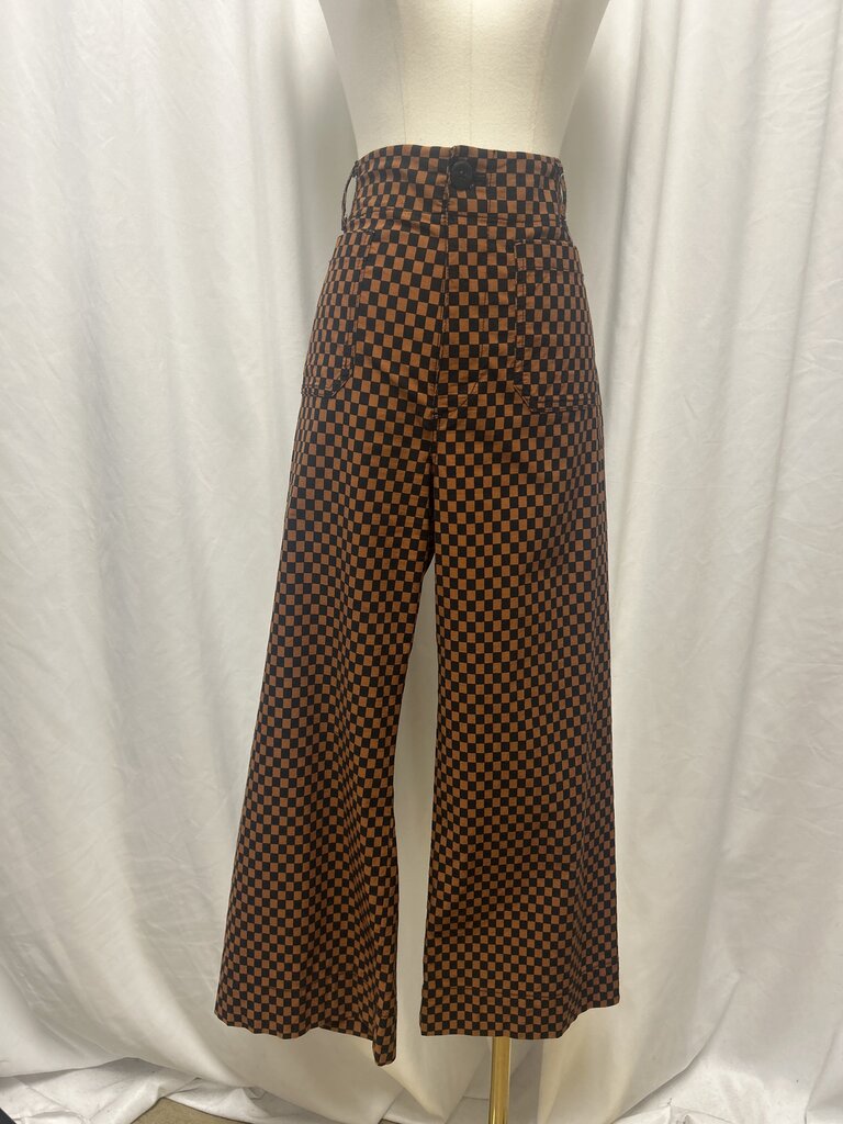 Maeve Checkered "Colette" Trouser